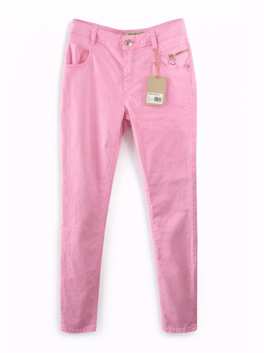 NWT Mos Mosh Bubblegum Pink Soft stretch Denim Pants Size 27